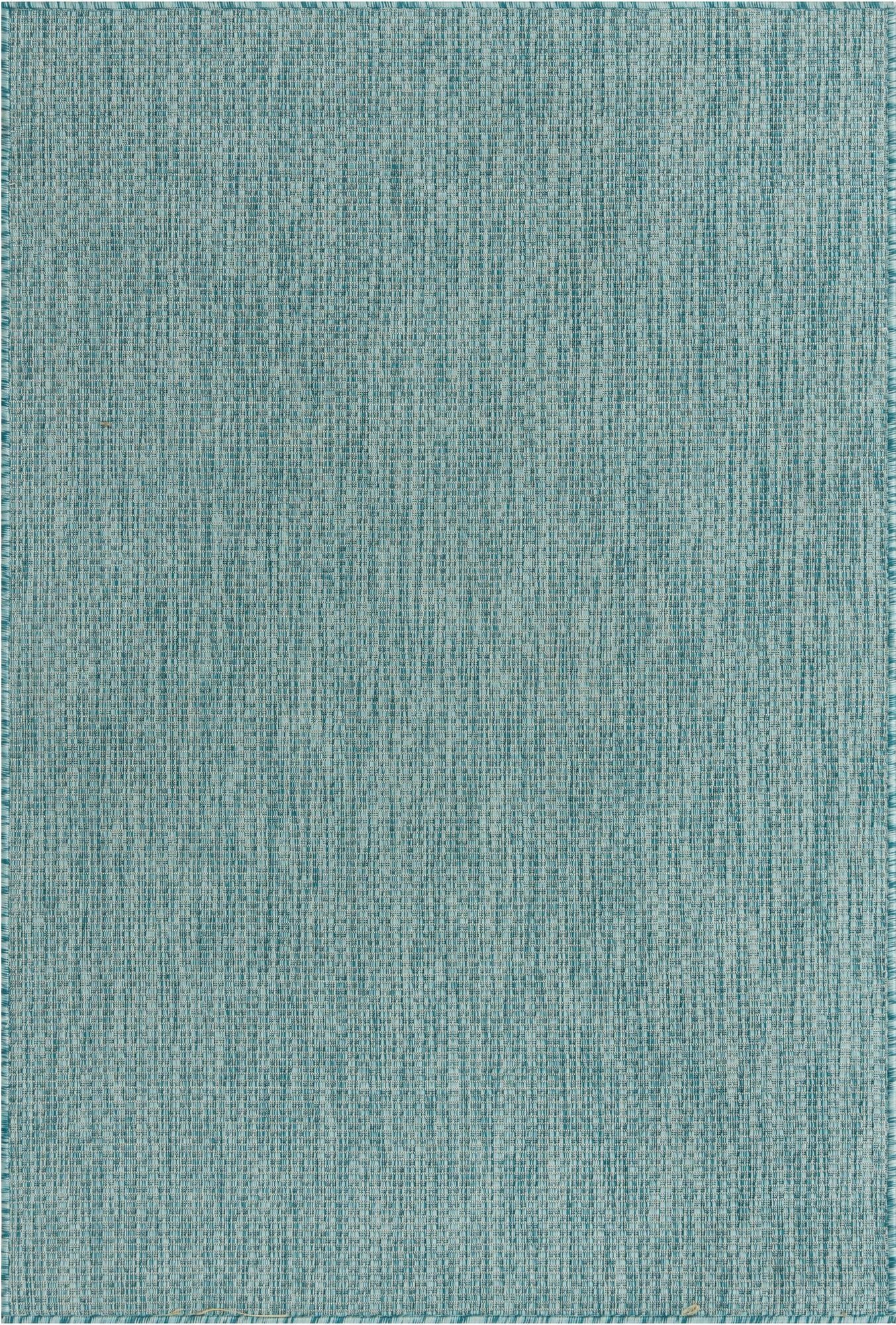 Primary image 4' x 6'  Washable Solid Indoor / Outdoor Rug