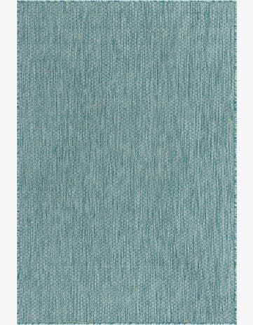 4' x 6' Easy-Clean Solid Indoor / Outdoor Rug