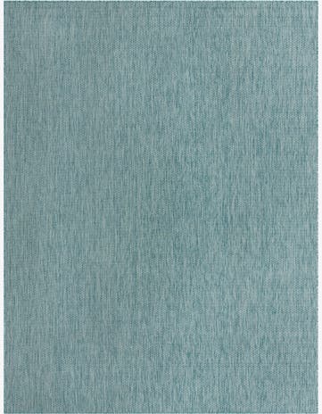 9' x 12' Easy-Clean Solid Indoor / Outdoor Rug