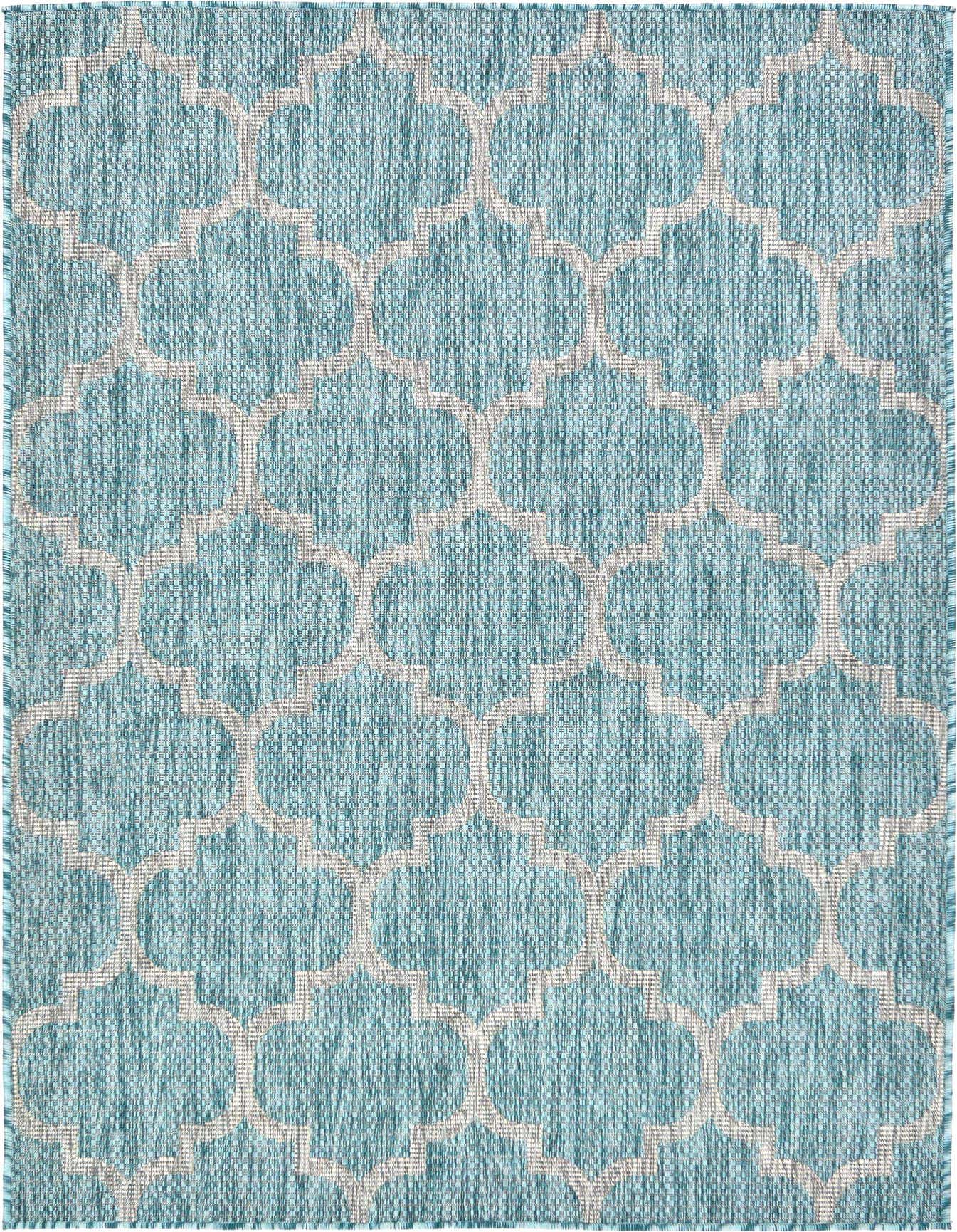 4' x 6' Easy-Clean Trellis Indoor / Outdoor Rug