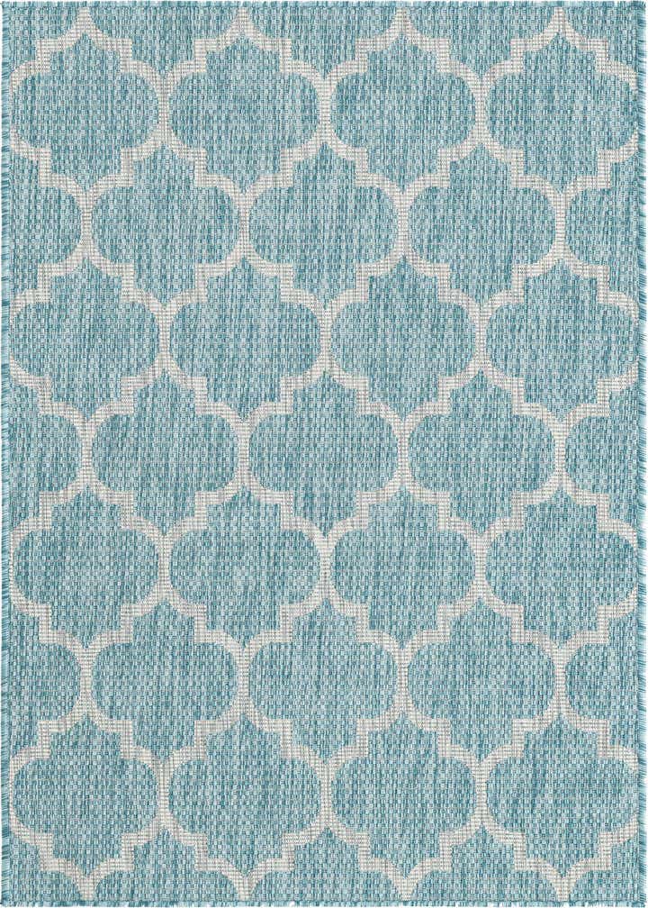 3' x 5' 3 Easy-Clean Trellis Indoor / Outdoor Rug