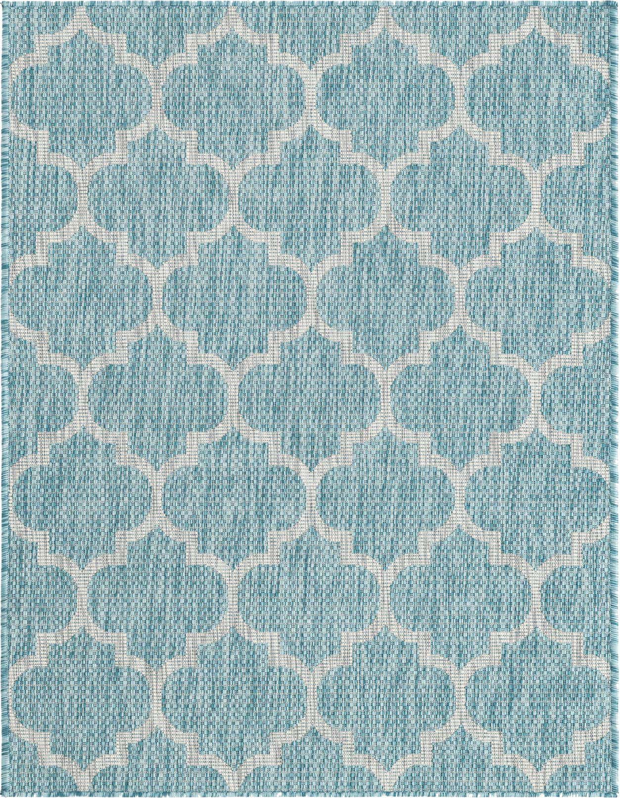 3' x 5' 3 Easy-Clean Trellis Indoor / Outdoor Rug