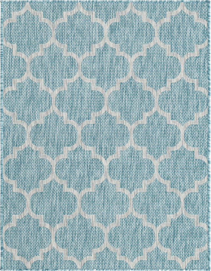 Detail image of 3' x 5' 3 Easy-Clean Trellis Indoor / Outdoor Rug