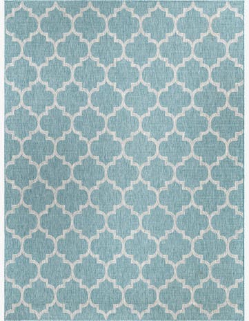 9' x 12' Easy-Clean Trellis Indoor / Outdoor Rug
