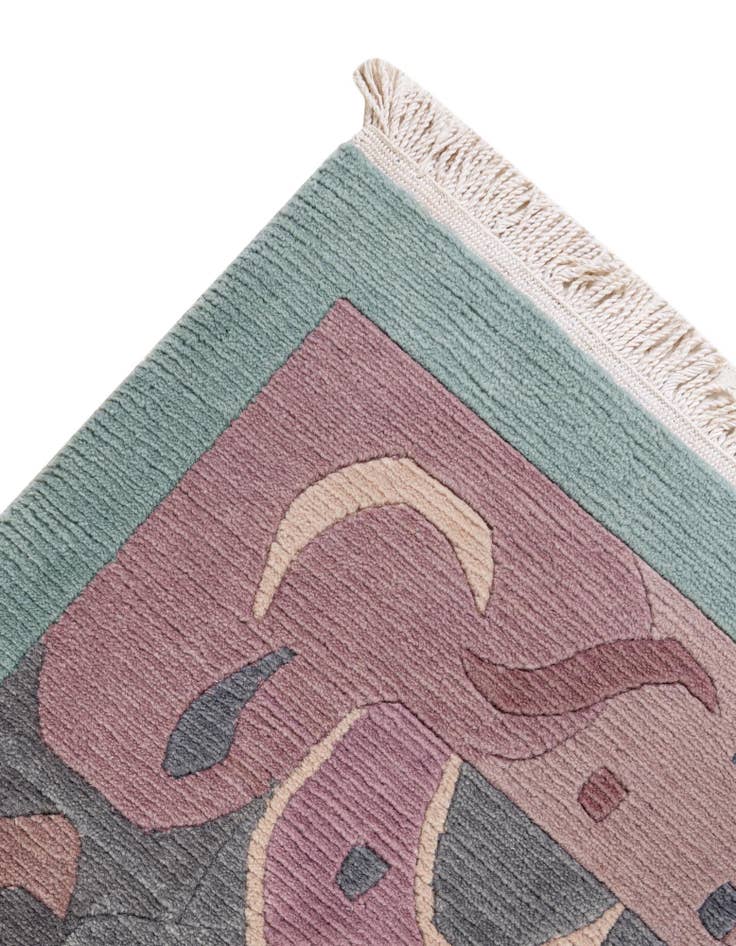 Detail image of 8' 4 x 11' 3 Hand Knotted Tibet Wool Rug