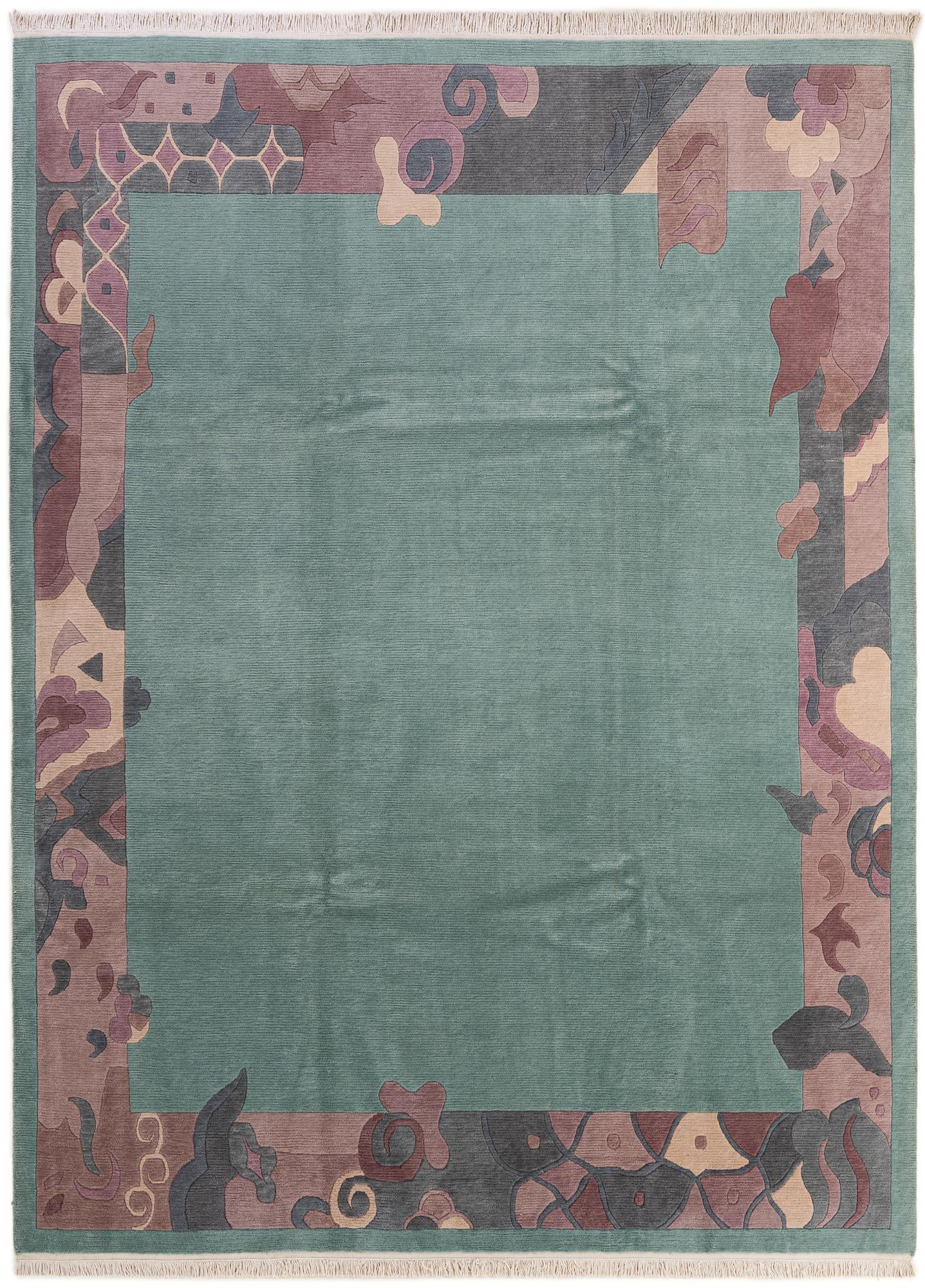 8' 4 x 11' 3 Hand Knotted Tibet Wool Rug