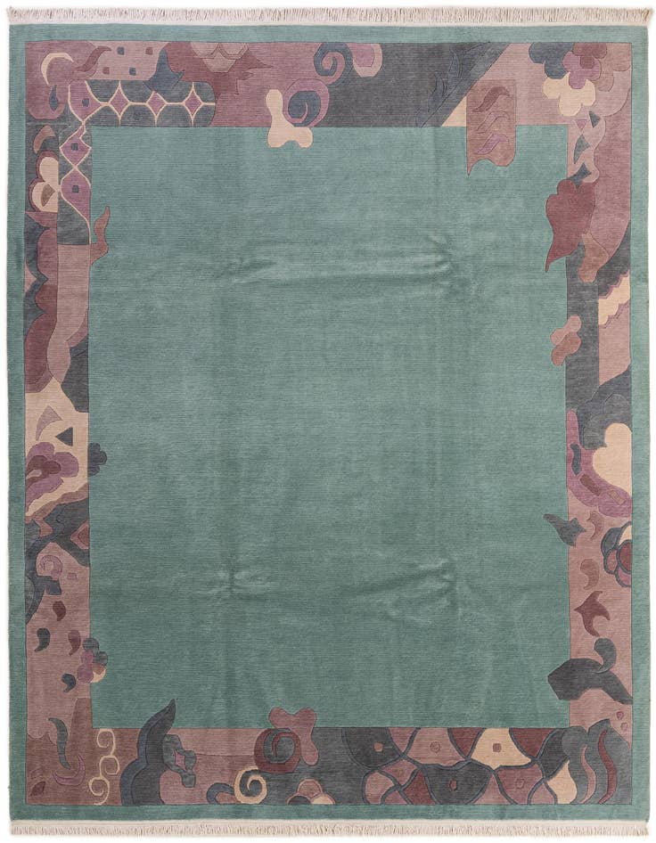 Detail image of 8' 4 x 11' 3 Hand Knotted Tibet Wool Rug
