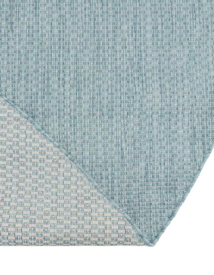 7' 10 x 7' 10 Easy-Clean Solid Indoor / Outdoor Round Rug