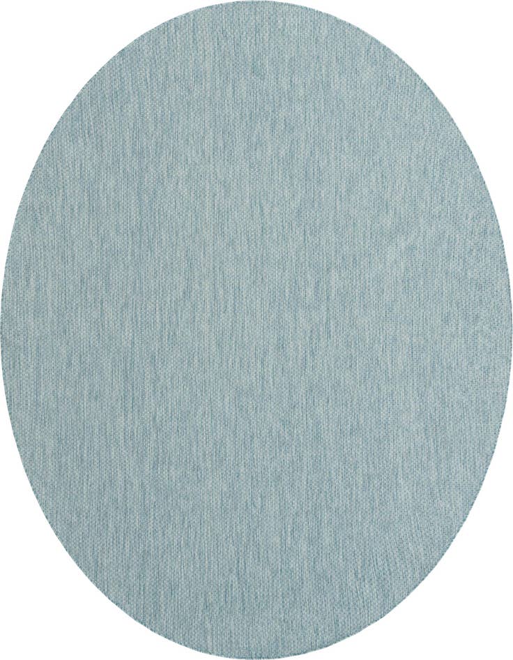 Detail image of 13' x 13' Easy-Clean Solid Indoor / Outdoor Round Rug