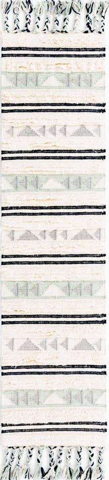 Detail image of 2' 2 x 8' 2 Hand Woven Arizona Wool Runner Rug