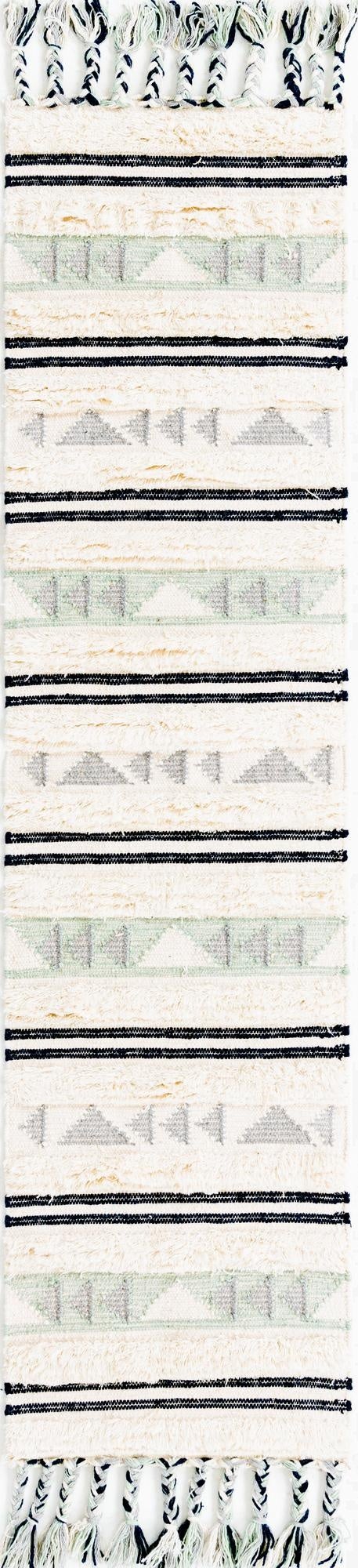 2' 2 x 8' 2  Hand Woven Arizona Wool Runner Rug