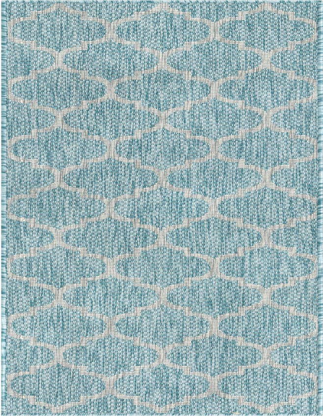 Detail image of 2' x 6' Easy-Clean Lattice Indoor / Outdoor Runner Rug