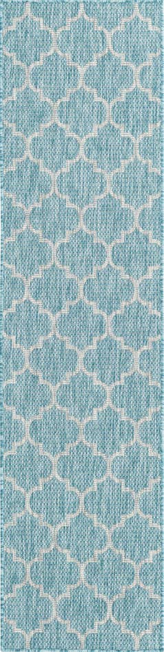 Detail image of 2' x 8' Easy-Clean Lattice Indoor / Outdoor Runner Rug
