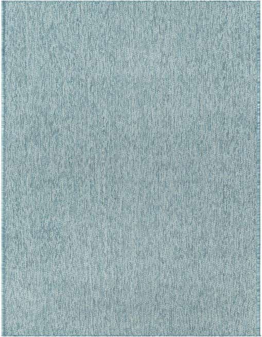 2' 7 x 10' Easy-Clean Solid Indoor / Outdoor Runner Rug