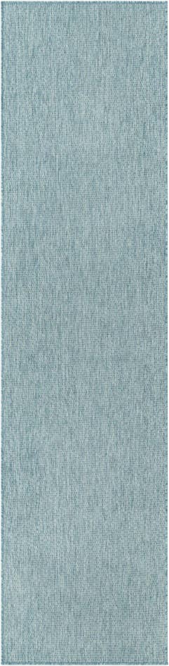 Detail image of 2' 7 x 10' Easy-Clean Solid Indoor / Outdoor Runner Rug