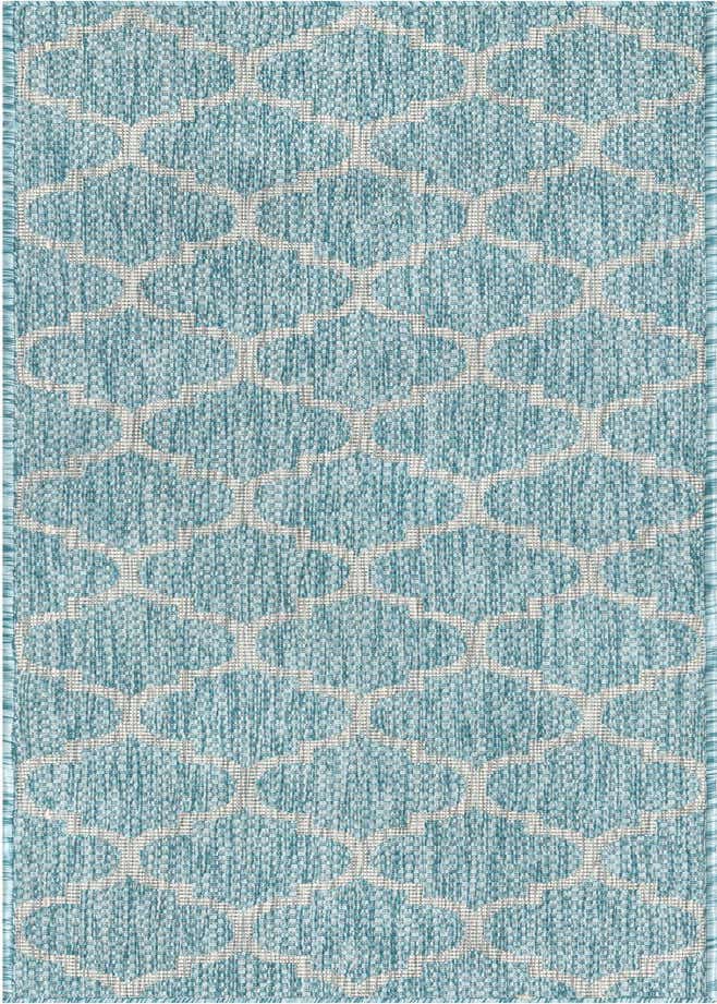 2' x 6' Easy-Clean Trellis Indoor / Outdoor Runner Rug