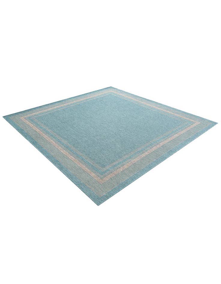 Detail image of 7' 10 x 7' 10 Easy-Clean Border Indoor / Outdoor Square Rug