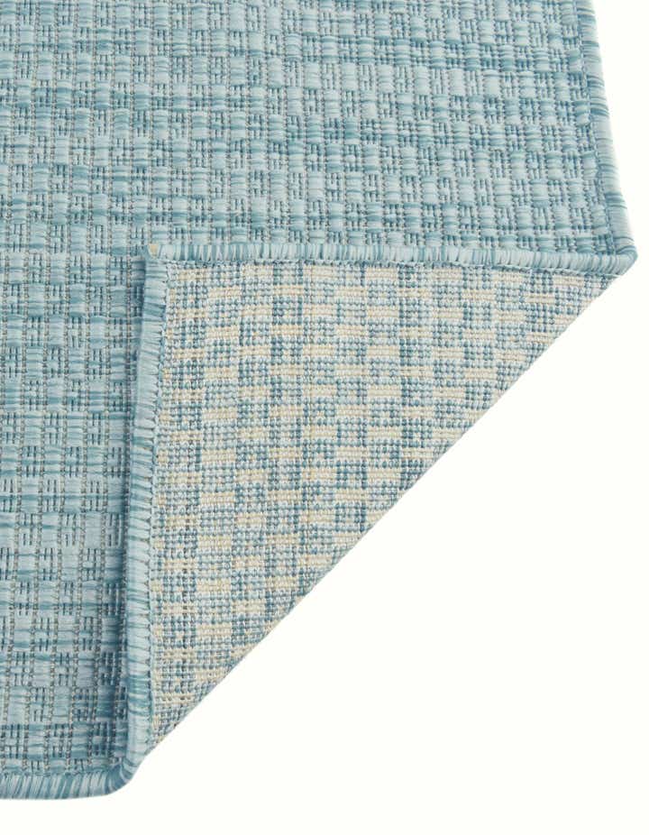 7' 10 x 7' 10 Easy-Clean Solid Indoor / Outdoor Square Rug