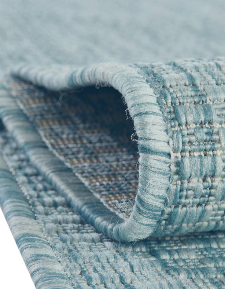 Detail image of 13' x 13' Easy-Clean Solid Indoor / Outdoor Square Rug