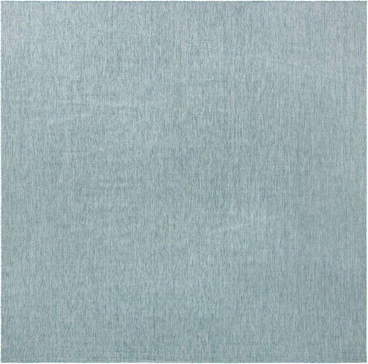 13' x 13' Easy-Clean Solid Indoor / Outdoor Square Rug
