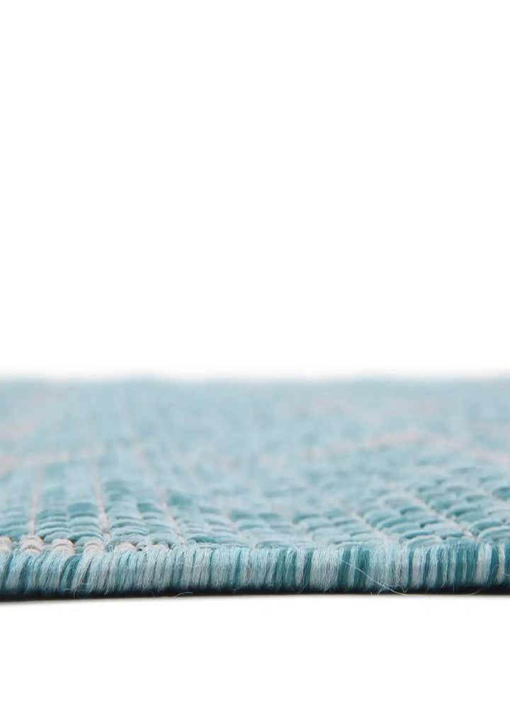 5' 3 x 5' 3 Easy-Clean Trellis Indoor / Outdoor Square Rug