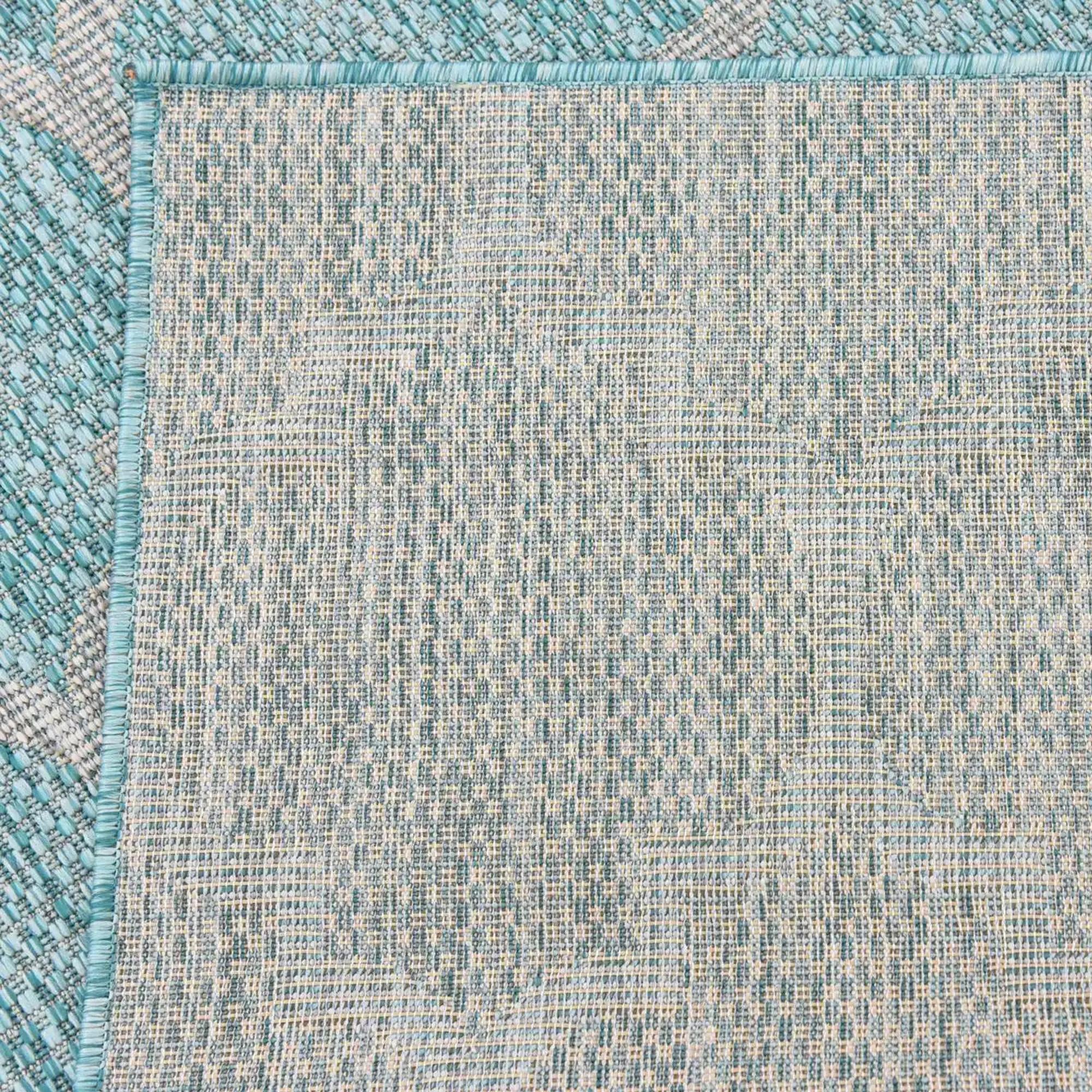 10' 8 x 10' 8 Easy-Clean Trellis Indoor / Outdoor Square Rug