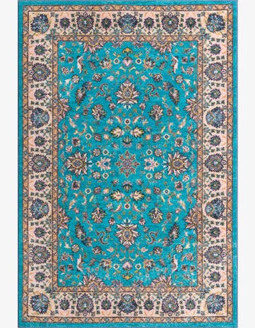 Arctic Aqua Blue Medina Rug