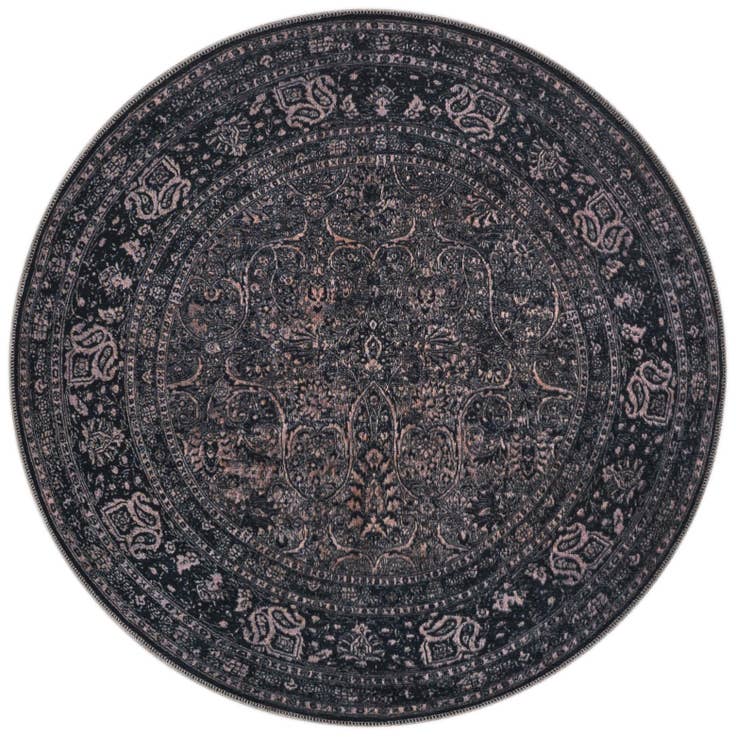 Detail image of 4' x 4' Yara Round Rug