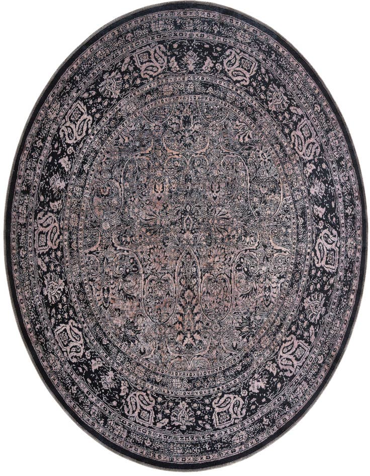 Detail image of 7' 10 x 7' 10 Yara Round Rug