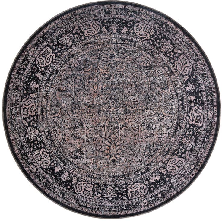 Detail image of 7' 10 x 7' 10 Yara Round Rug