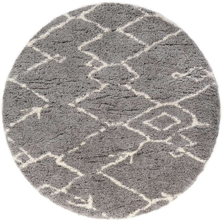 10' x 10' Infinity Shag Round Rug