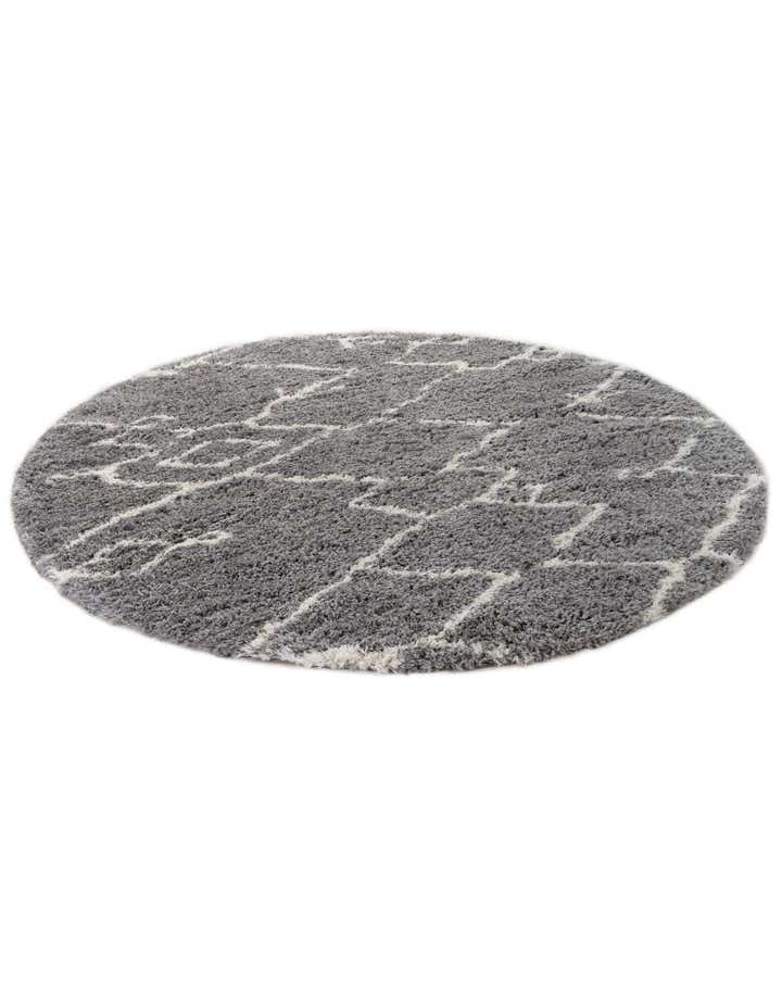 10' x 10' Infinity Shag Round Rug