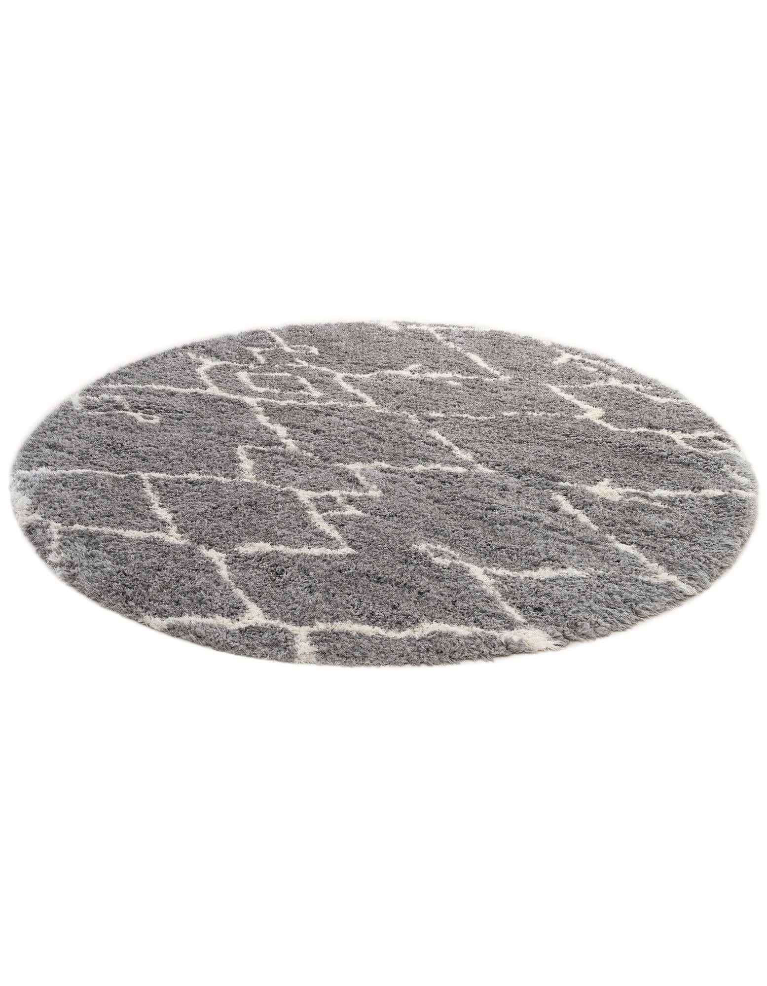 10' x 10' Infinity Shag Round Rug