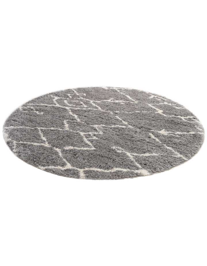 10' x 10' Infinity Shag Round Rug