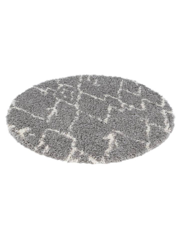 Detail image of 5' x 5' Infinity Shag Round Rug