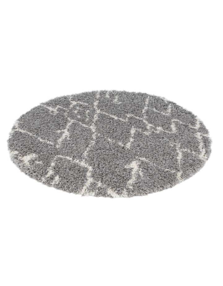 5' x 5' Infinity Shag Round Rug
