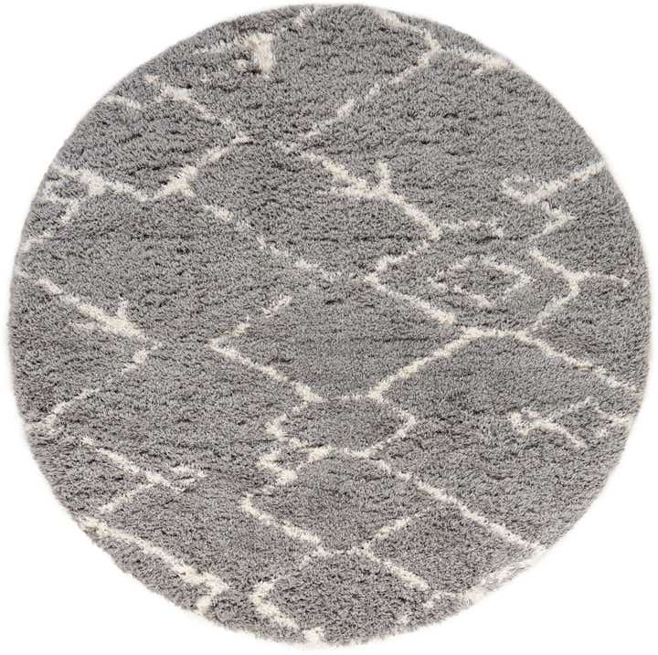 8' x 8' Infinity Shag Round Rug