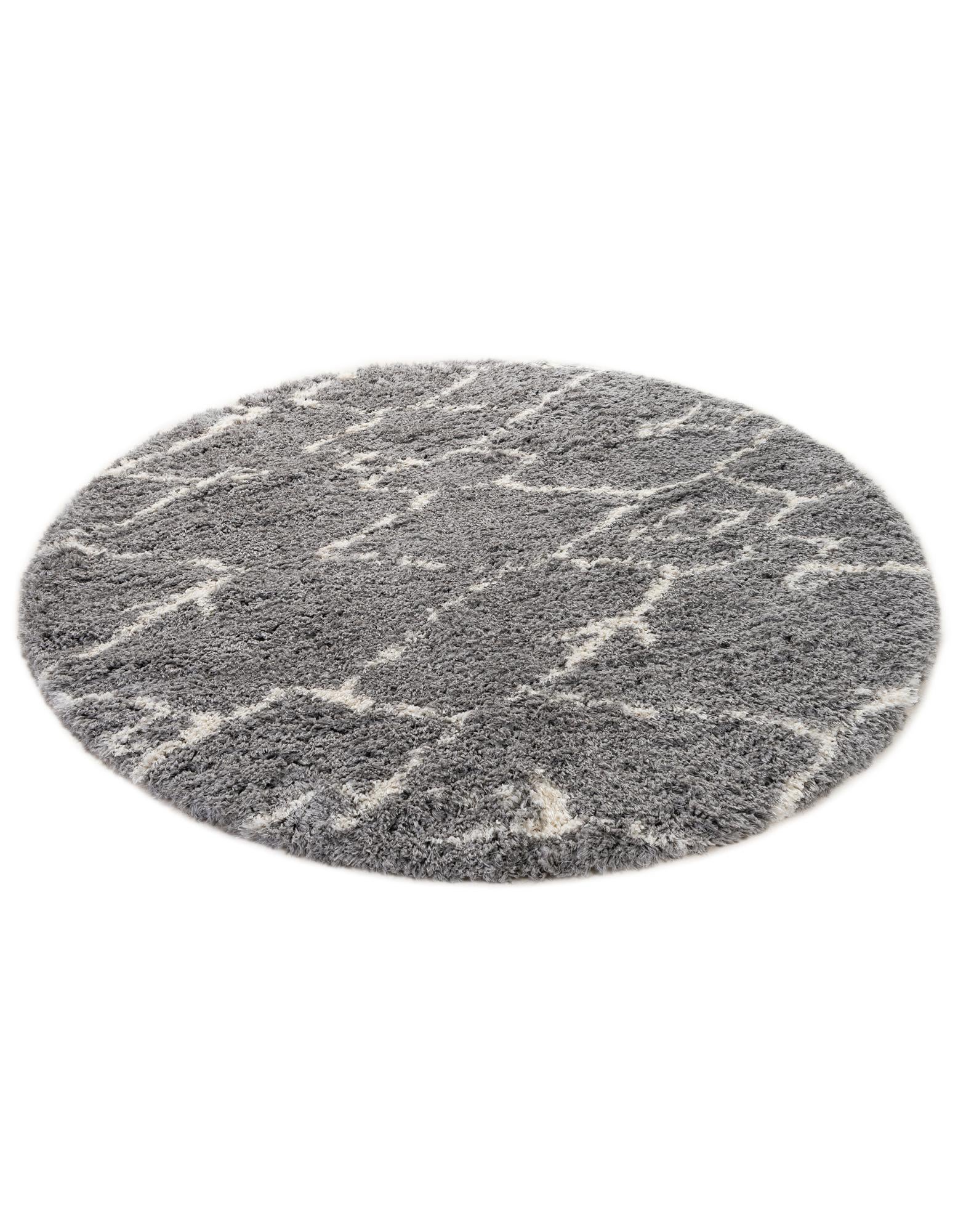 8' x 8' Infinity Shag Round Rug