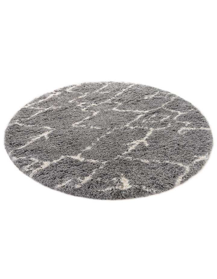 8' x 8' Infinity Shag Round Rug