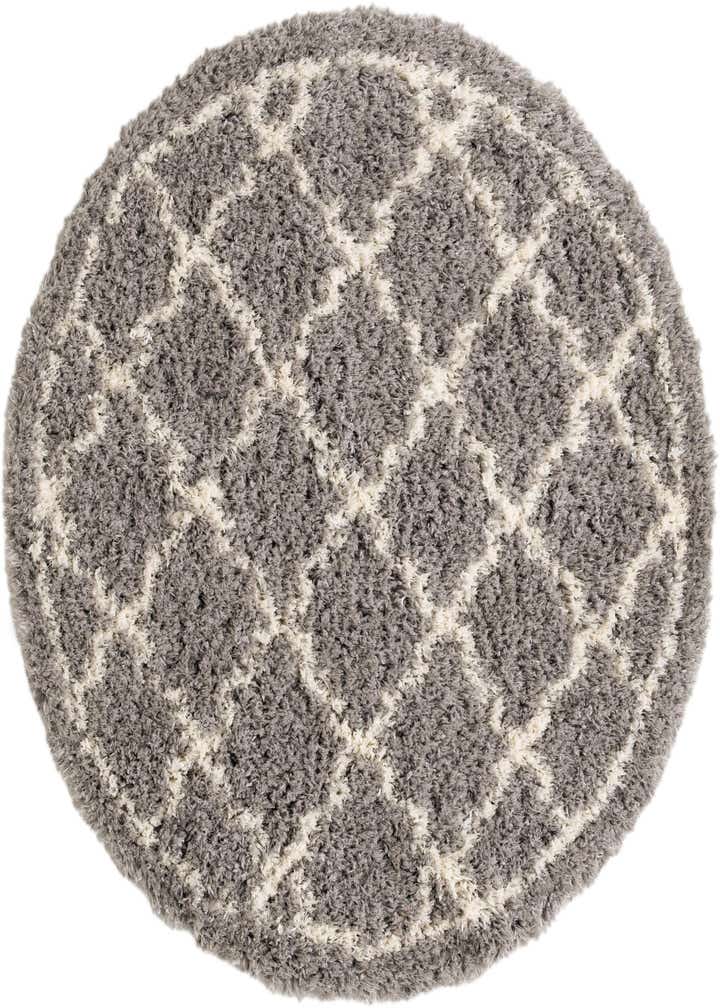 5' x 5' Infinity Shag Round Rug