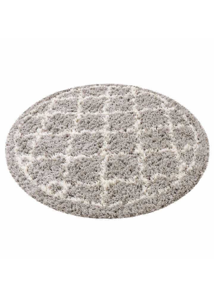 5' x 5' Infinity Shag Round Rug