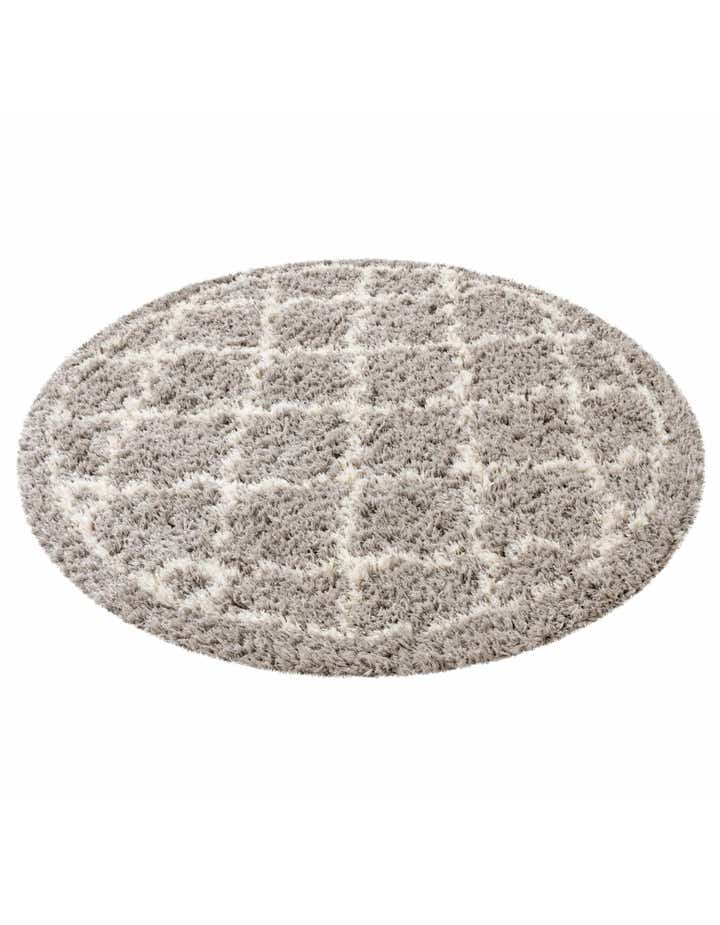 5' x 5' Infinity Shag Round Rug