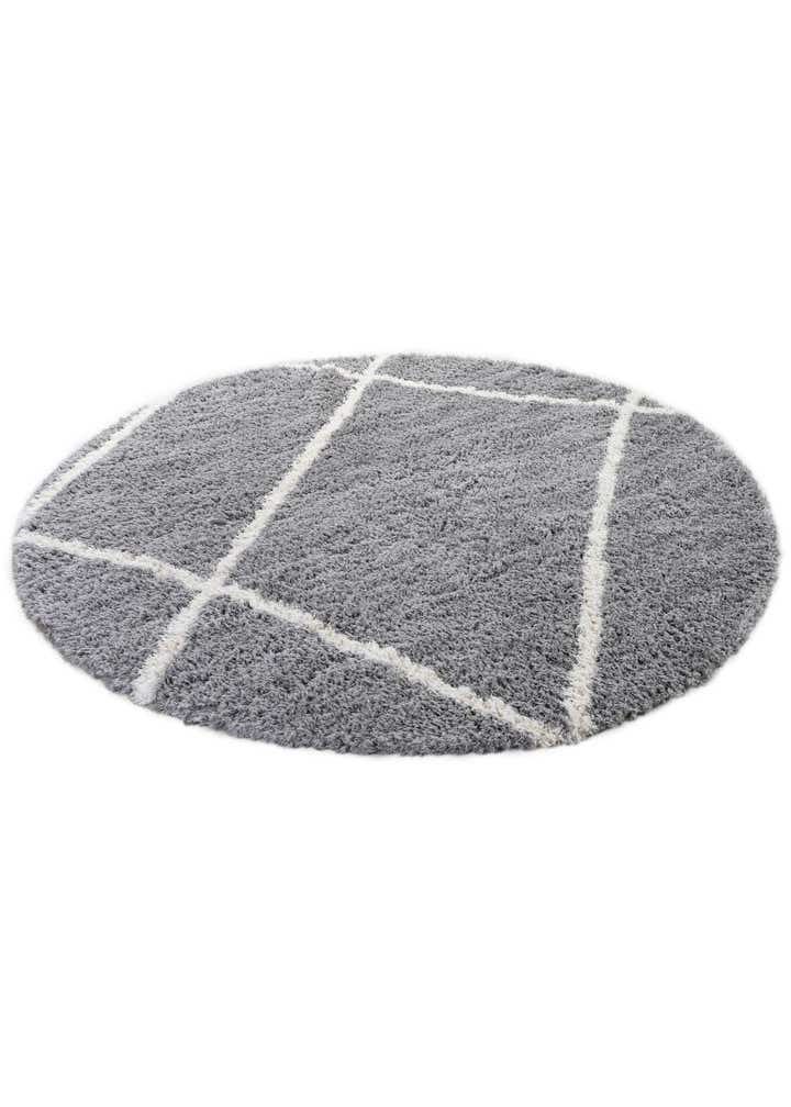 10' x 10' Infinity Shag Round Rug