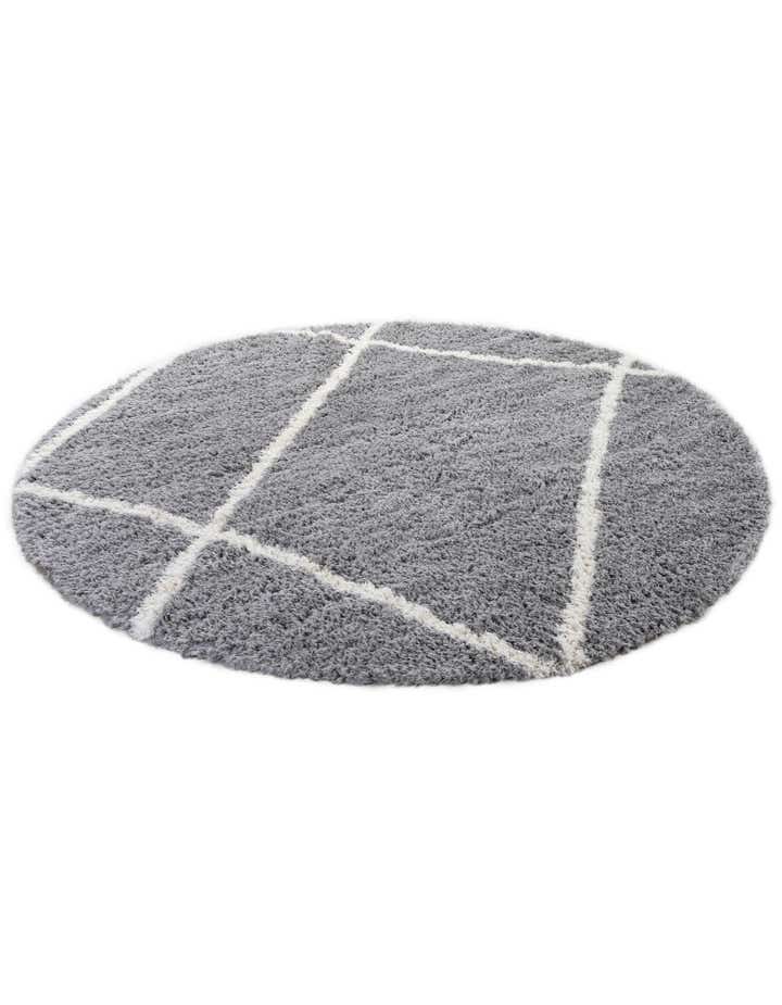 10' x 10' Infinity Shag Round Rug