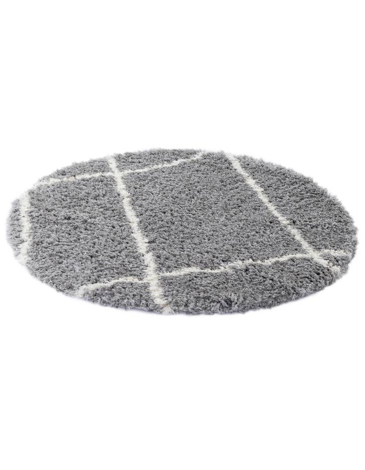 Detail image of 5' x 5' Infinity Shag Round Rug