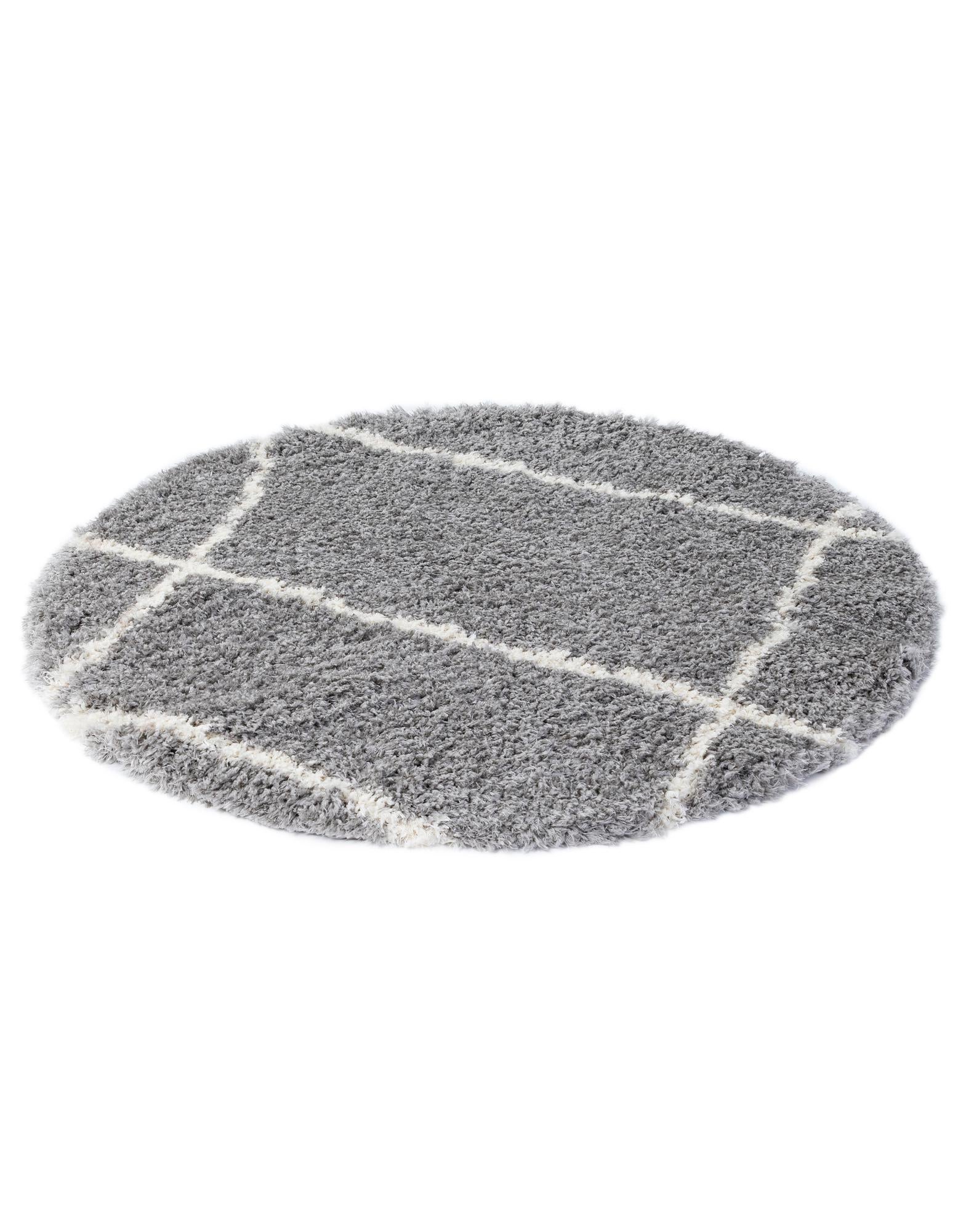 5' x 5' Infinity Shag Round Rug