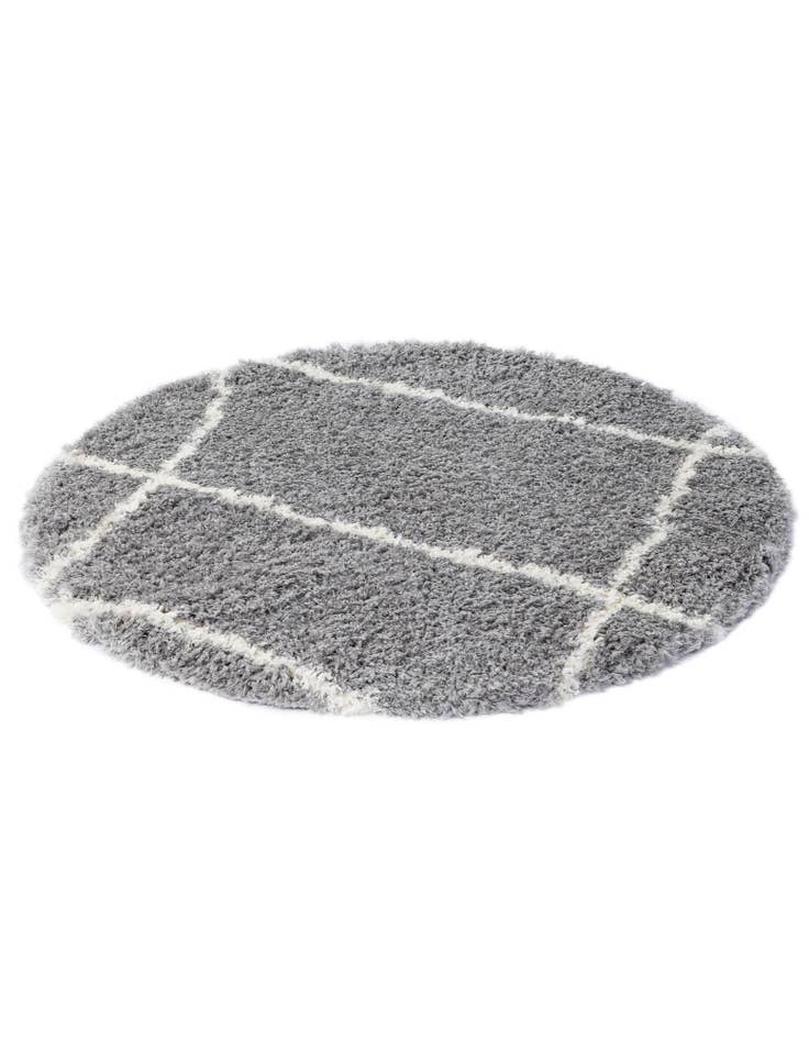 Detail image of 5' x 5' Infinity Shag Round Rug