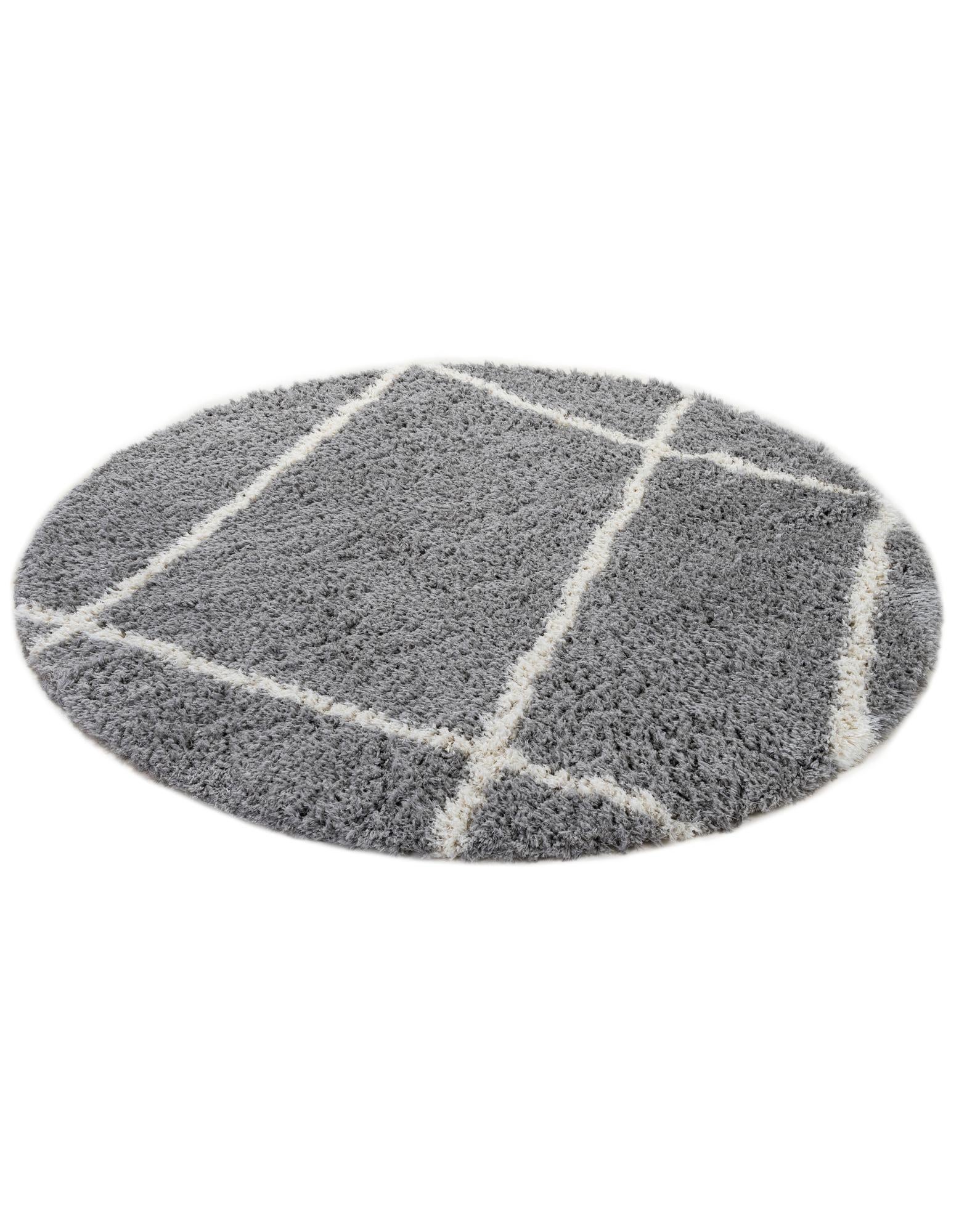 8' x 8' Infinity Shag Round Rug