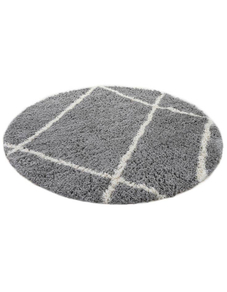 Detail image of 8' x 8' Infinity Shag Round Rug