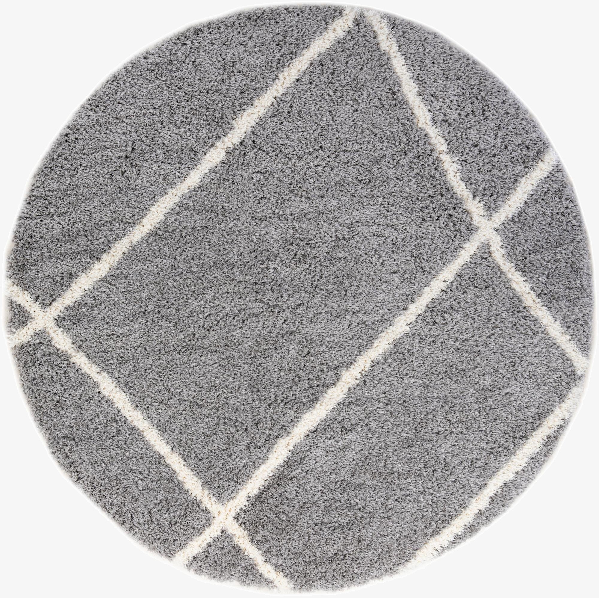 10' x 10' Infinity Shag Round Rug
